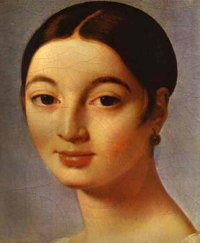 讓 奧古斯特 多米尼尅 安格爾 Portrait of Mademoiselle Riviere